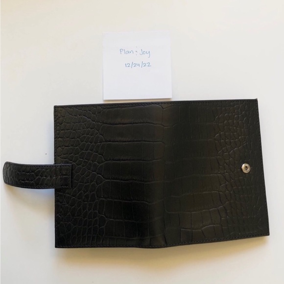 Gillio Firenze Mini Mia Cara in Black Matte Croco - Picture 5 of 8